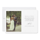 Chic Hand Lettered 2 Photo Wedding 