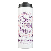 Chic Hand Lettered Best Friend Ever Personalized