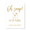 Chic Hand Lettered Oh Snap Hashtag Sign