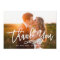 Chic Hand Lettered Thank You Photo