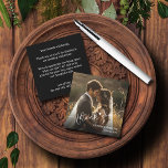 Chic Heart Wedding Photo Folded Thank You Card<br><div class="desc">These small 2.5" x 2.5" photo thank cards feature a hand-lettered "thank you" and a heart, a beautiful way to thank your friends and family for coming to your wedding and for their gift. *TIP: These cards are too small to mail in the USA unless you use a larger accepted...</div>