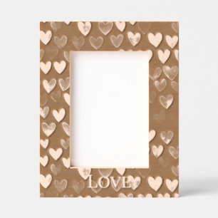 Chic Hearts & Butterflies Etched Frames