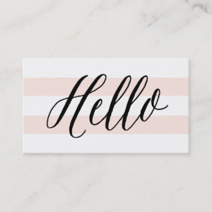 Chic Hello   Carte de visite