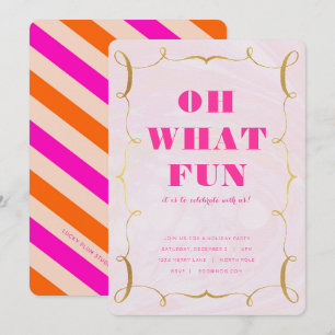 Chic Holiday Party Invitation