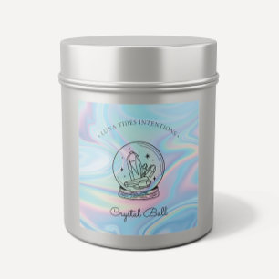 Chic Holographic Magical Intention Candles Label