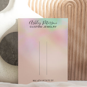 Chic holographique ombre bijoux clip écran