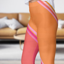 Chic Hot Pink under Pale Yellow Banded Print