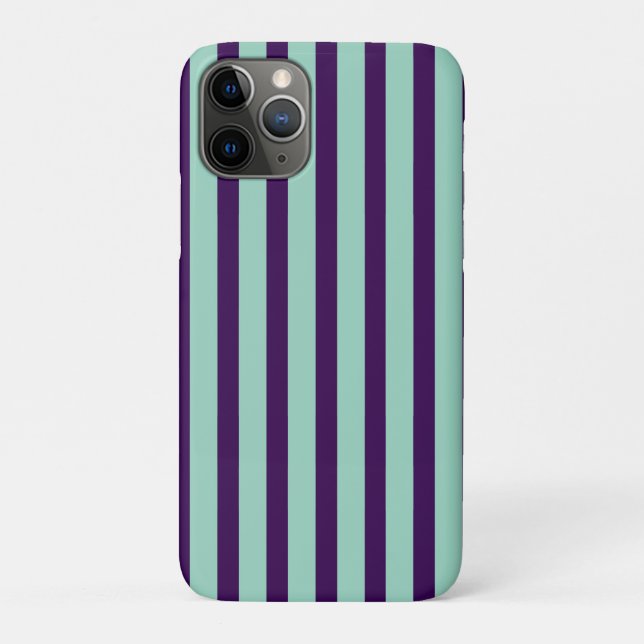 Chic iPhone 11 Pro Cases with Bold Stripe Design (Back)