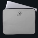 CHIC laptop sleeves_SOLID 158 Sleeve<br><div class="desc">CHIC laptop sleeves_SOLID  DIC 158 GREY,  BLACK MONOGRAM</div>