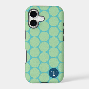 Chic Large Teal Green Polka Dots