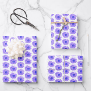 Chic Lavender Flowers Wrapping Paper Sheets