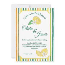 Chic Lemon and Lime Floral Wedding