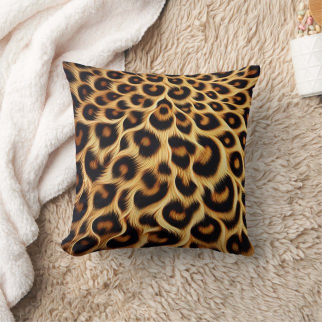 Chic leopard print duvet for cozy bedrooms throw pillow (Blanket)