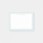 Chic Light Blue And White Gingham Pattern