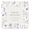 Chic Lilac Purple Wildflower Butterfly Business