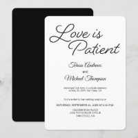 Chic Love is Patient Wedding Reception
