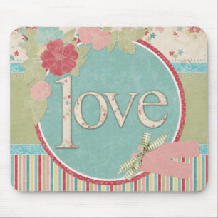 Chic "Love" Mouse Pad