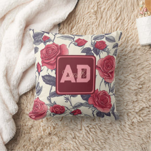 Chic Lovely Rose Family Pillow