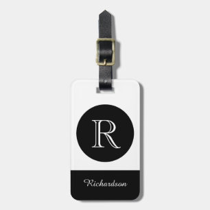 CHIC LUGGAGE TAG_CHOOSE YOUR OWN BACKGROUND COLOR LUGGAGE TAG