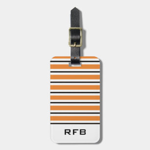 CHIC LUGGAGE TAG_MOD BLACK & WHITE STRIPES_DIY TAG