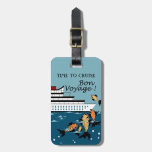 CHIC LUGGAGE TAG_TIME TO CRUISE_BON VOYAGE! LUGGAGE TAG