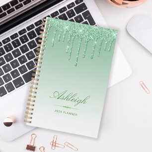 Chic Luxury Parties scintillant Drips Green 2024