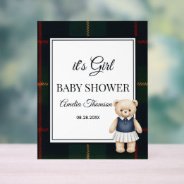 chic Luxury Teddy Bear baby shower