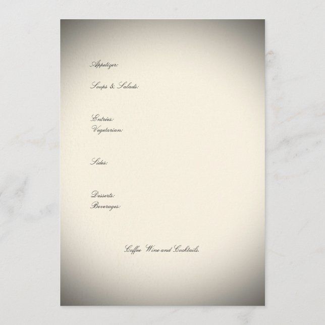 Chic Menu (Dos)