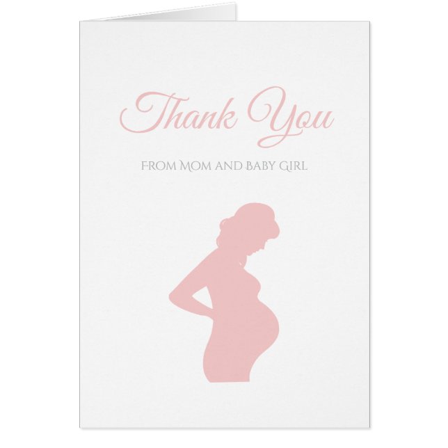 Chic Merci fille Baby shower bébé enceinte bosse (Devant)