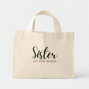 Chic Minimal Art Tote Bag - Sister of the Bride