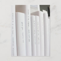 chic minimal hardcovers with white spines literary