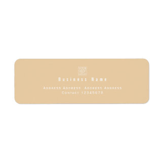 Chic Minimalist Business Logo Beige
