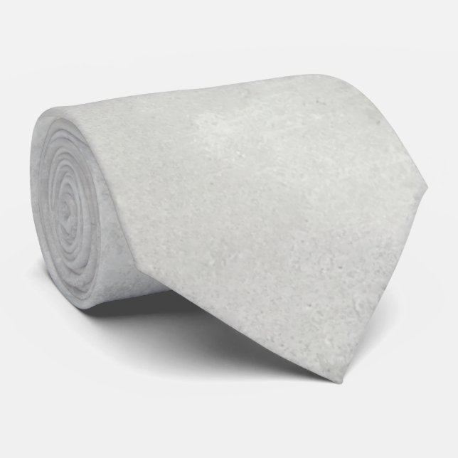 Chic Minimalist Grey Neck Tie (Rolled)