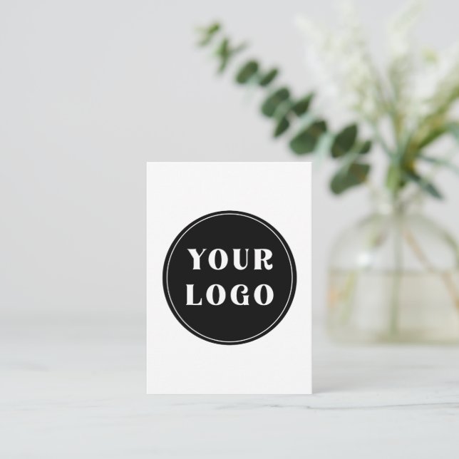 Chic, Minimalist, Stylish & Customizable Card (Standing Front)