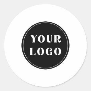 Chic, Minimalist, Stylish & Customizable Classic Round Sticker