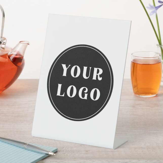 Chic, Minimalist, Stylish & Customizable Pedestal Sign (In SItu)