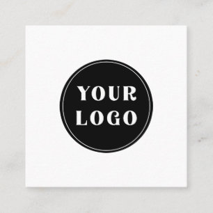 Chic, Minimalist, Stylish & Customizable Square Business Card