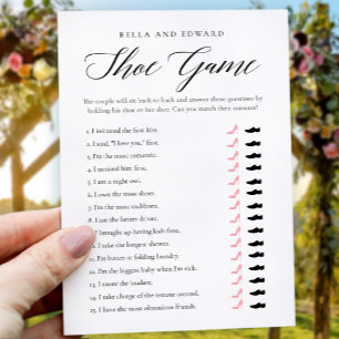Chic minimaliste Mariage Couples Douche Carte de j