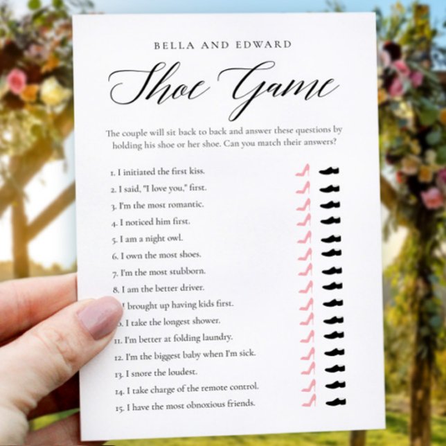 Chic minimaliste Mariage Couples Douche Carte de j (Créateur téléchargé)