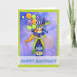Chic Modern Birthday Card for Girl