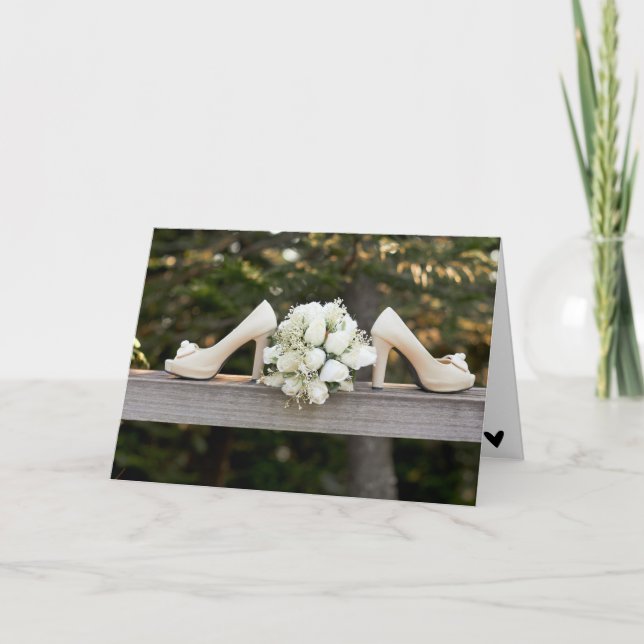 Chic Modern Bridal Shower Card (Front)