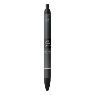 Chic Modern Business Logo Black  Black Ink Pen