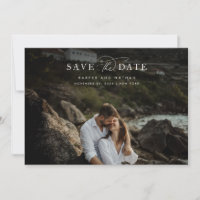 Chic Modern Coastal Wedding Photo