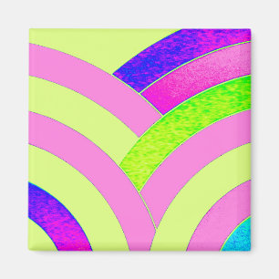 chic modern elegant chevron magnet