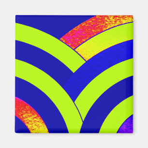 chic modern elegant chevron magnet