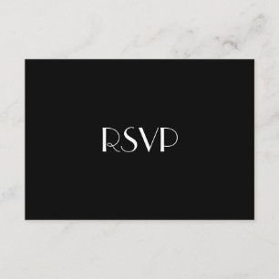 Chic & Modern Gay Tuxedo Wedding RSVP