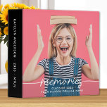 Chic Modern Graduation Memories Graduate 2 Photo Binder<br><div class="desc">Looking for a modern, elegant and simple way to preserve your graduation memories? Look no further than this exquisite photo album! Designed with the graduate in mind, this 3 ring binder scrapbook allows you to easily organize and showcase your favourite pictures, keepsakes and memories from your high school, college or...</div>