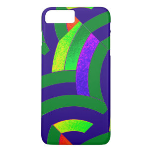 chic modern green/blue chevrons Case-Mate iPhone case