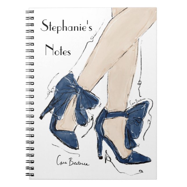 Chic Modern high heel shoe  Notebook (Front)