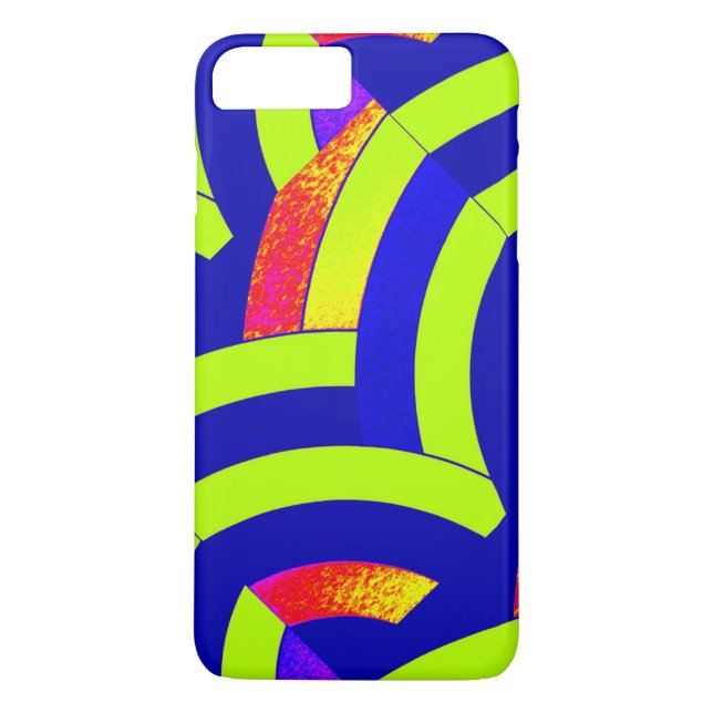 chic modern lime/navy chevrons Case-Mate iPhone case (Back)